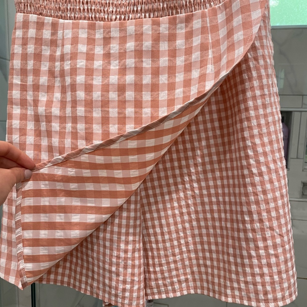 Revolve Superdown Gingham Romper - image 3